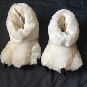Polar bear slippers